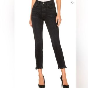 GRLFRND Karolina High Rise Straight Crop Denim Jeans in Another Night Size 26